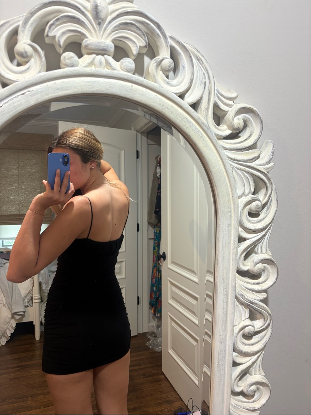 Princess Polly Black Mini Dress with Spaghetti Straps - Picture 5 of 7
